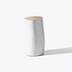 Log Side Table -Home Comprehensive Shop 3033867
