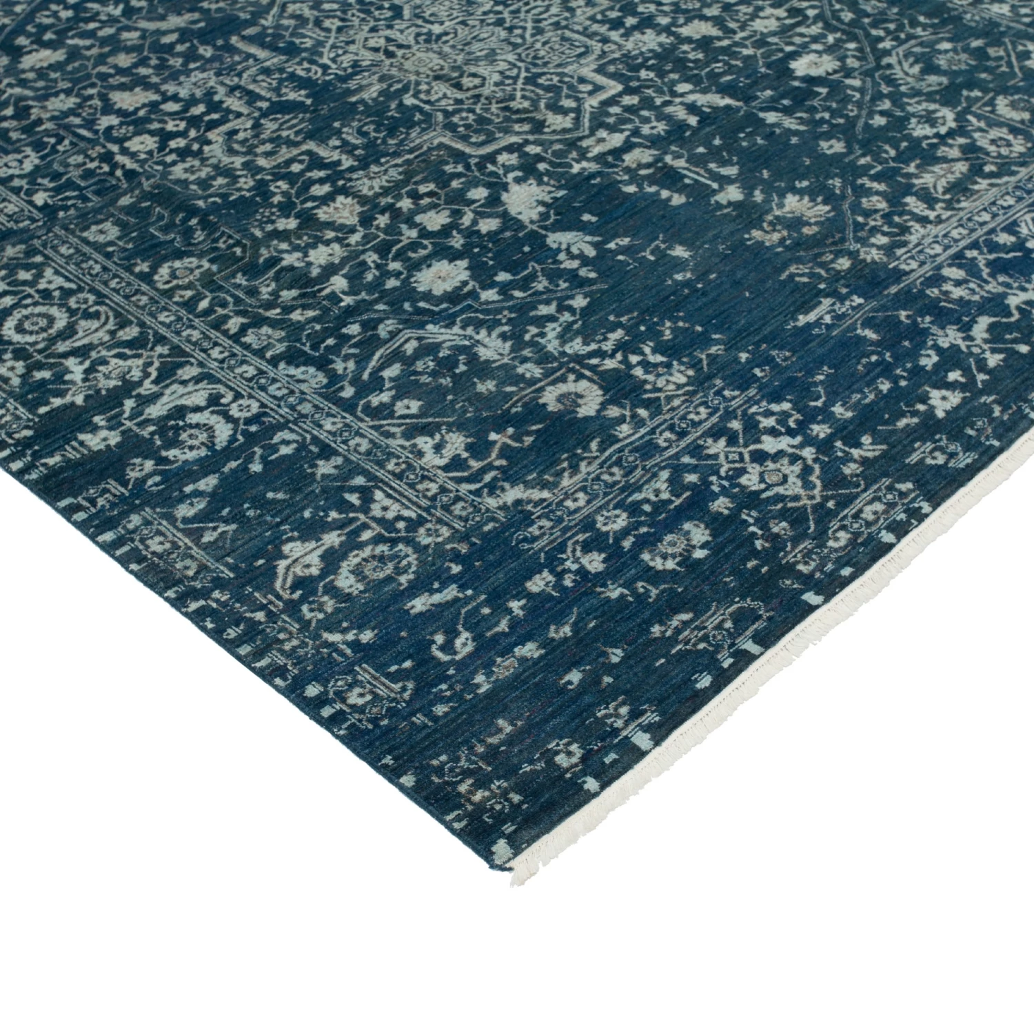 Grey Modern Wool Rug - 8'1" X 10'3" 5 Grey Modern Wool Rug - 8'1" X 10'3" - Image 3