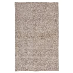 Beige Modern Cotton Blend Rug - 5'1" X 8'1"