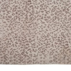 Beige Modern Cotton Blend Rug - 5'1" X 8'1" -Home Comprehensive Shop 3034328 5