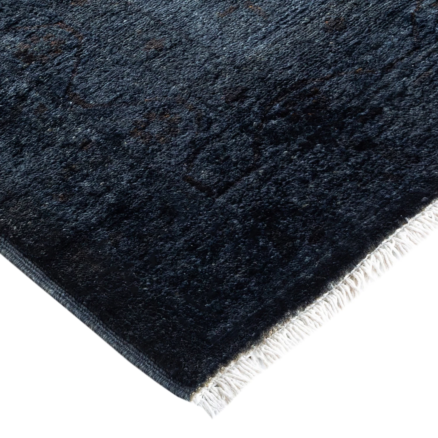 Grey Overdyed Wool Rug - 12'3" X 17'10" 4 Grey Overdyed Wool Rug - 12'3" X 17'10" - Image 2
