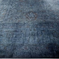 Grey Overdyed Wool Rug - 12'3" X 17'10" 13 Grey Overdyed Wool Rug - 12'3" X 17'10" -Home Comprehensive Shop 3034404 4