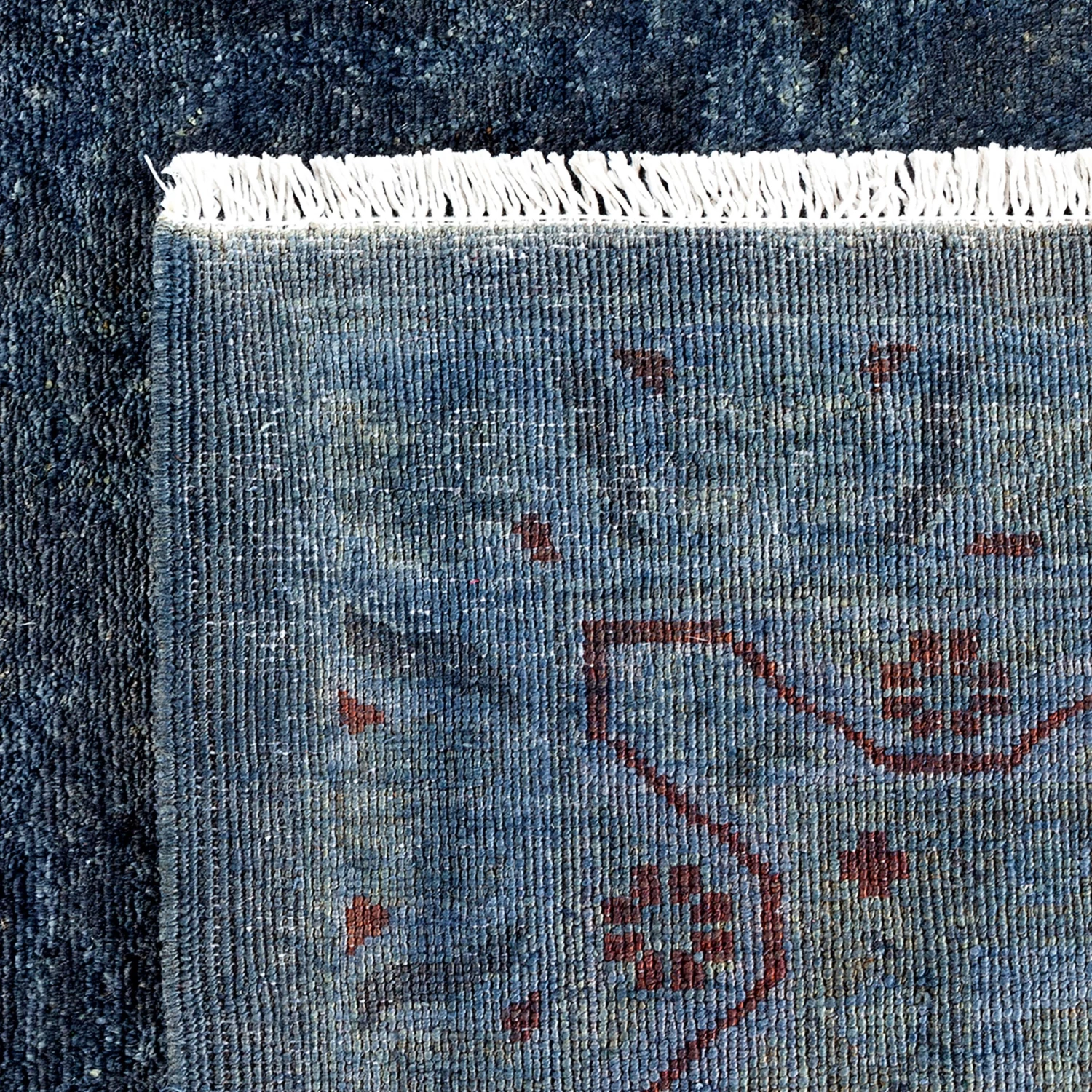 Grey Overdyed Wool Rug - 12'3" X 17'10" 7 Grey Overdyed Wool Rug - 12'3" X 17'10" - Image 5