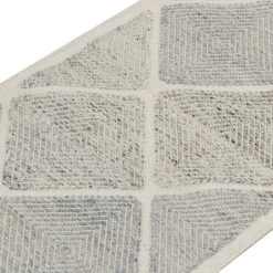 Grey Swedish Flatweave Wool Runner - 2'7" X 10' -Home Comprehensive Shop 3034428 4