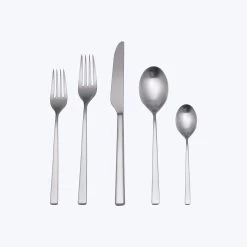 Atena Flatware, Ice Finish