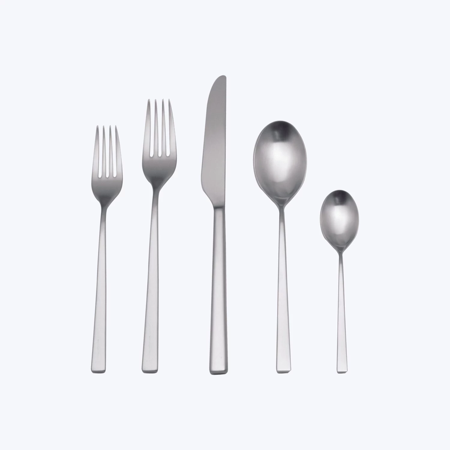 Atena Flatware, Ice Finish 3 Atena Flatware, Ice Finish