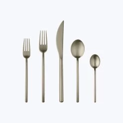 Due Flatware, Ice Finish