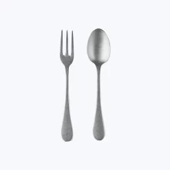 Classic Vintage Serveware, Pewter Finish -Home Comprehensive Shop 3034683