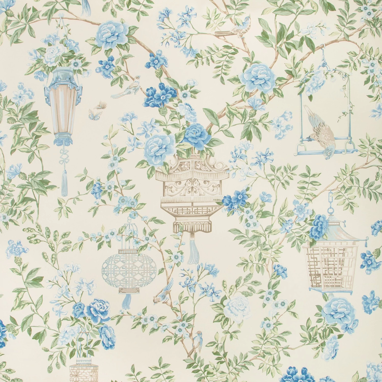 Lantern Garden Wallpaper, 8.76 Yard Roll 9 Lantern Garden Wallpaper, 8.76 Yard Roll - Image 7