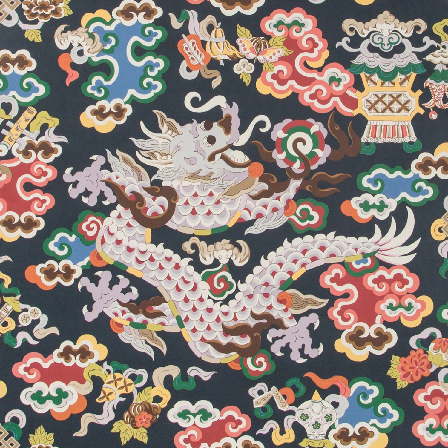 Chinese Dragon Wallpaper, 11 Yard Roll 10 Chinese Dragon Wallpaper, 11 Yard Roll - Image 8