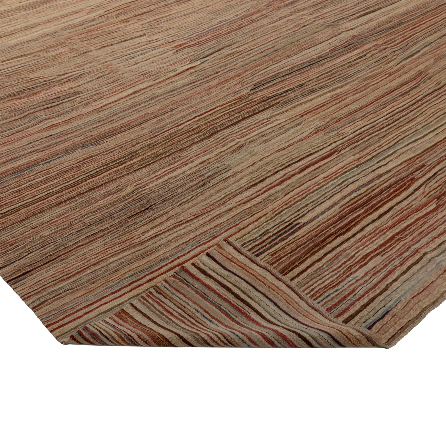 Multi Flatweave Wool Rug - 13' X 18'7" 7 Multi Flatweave Wool Rug - 13' X 18'7" - Image 5