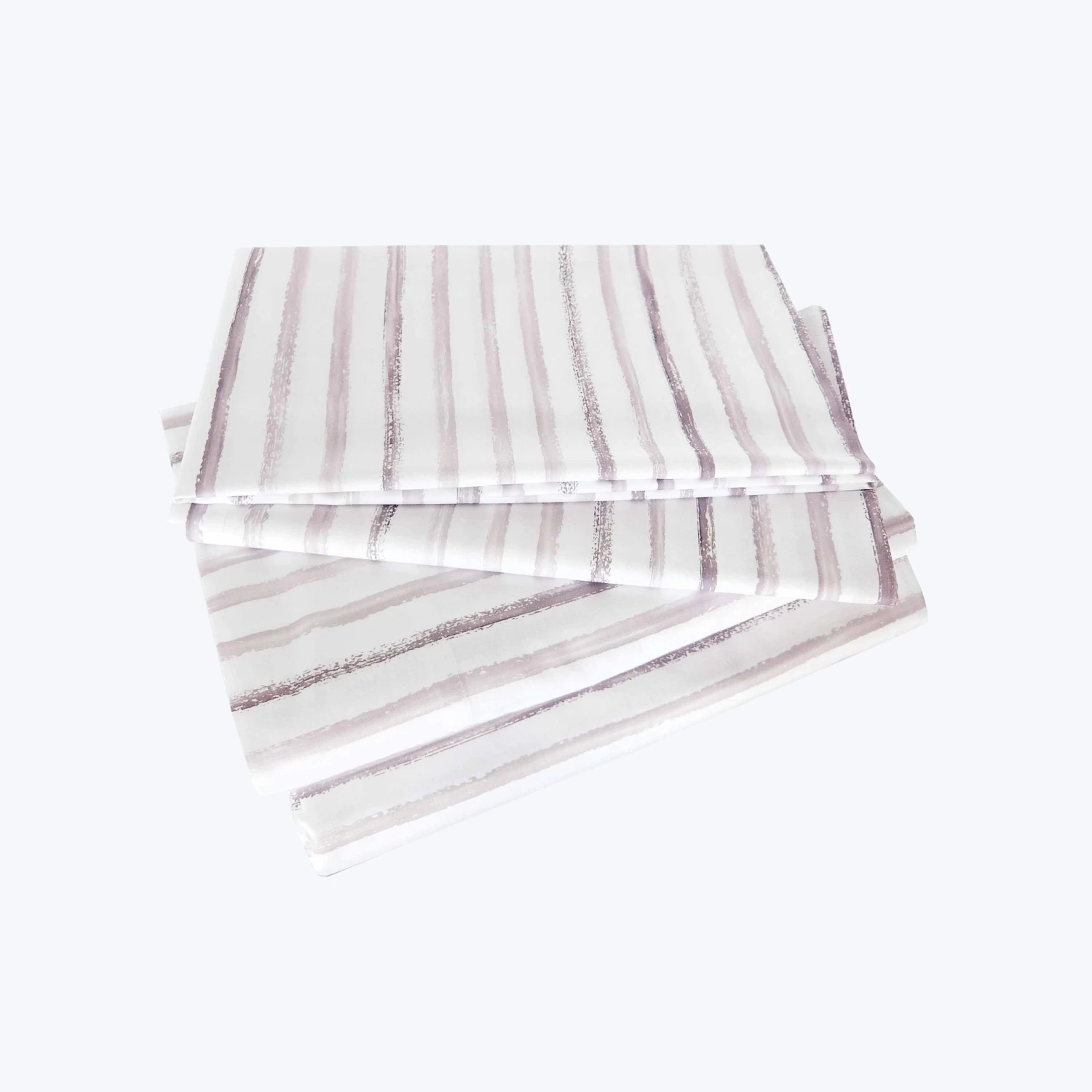 Rigato Sheets & Pillowcases, Thistle 3 Rigato Sheets & Pillowcases, Thistle