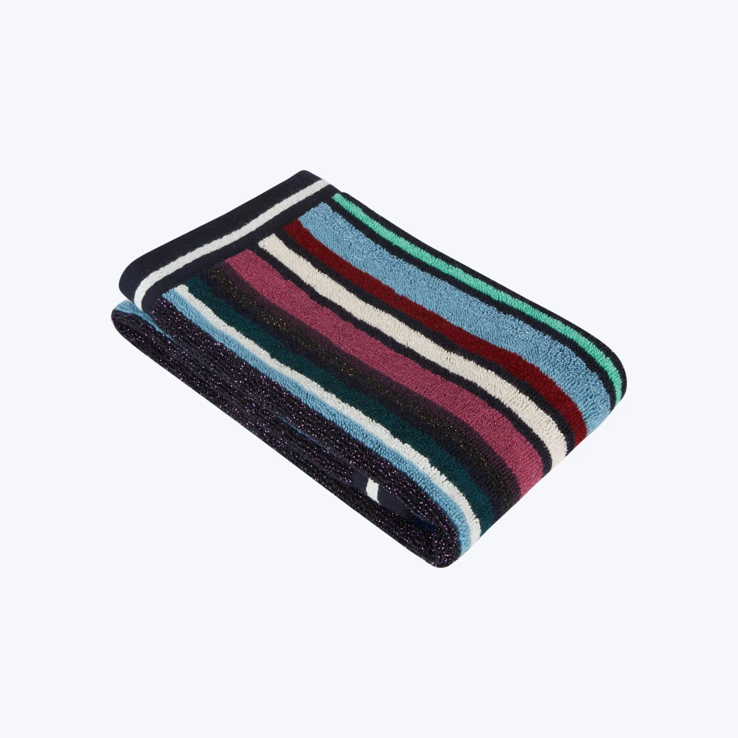 Chandler Bath Towels, Black Stripe 7 Chandler Bath Towels, Black Stripe - Image 5