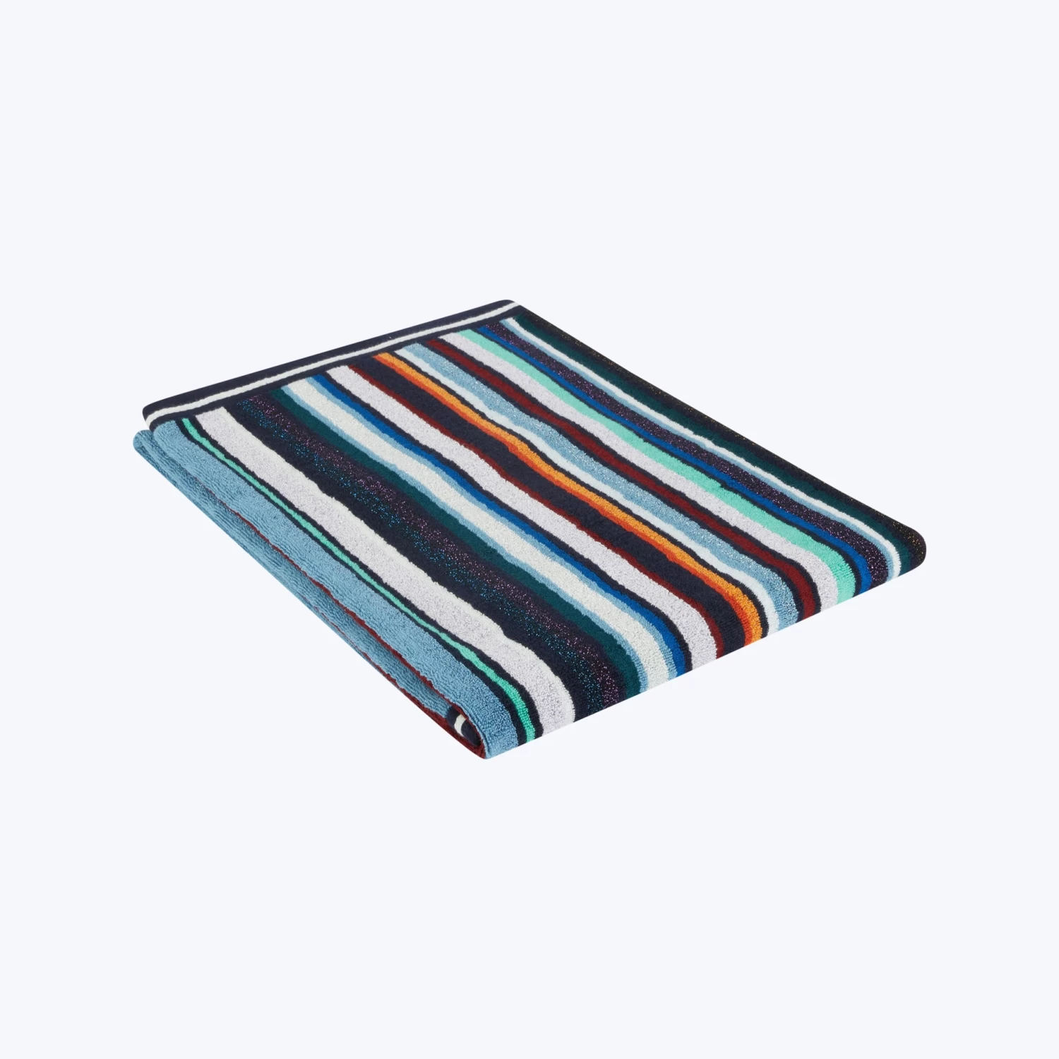Chandler Bath Towels, Black Stripe 8 Chandler Bath Towels, Black Stripe - Image 6