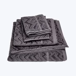 Rex Bath Towels, Anthracite