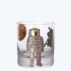 Space Race Double Old-Fashioned Glass