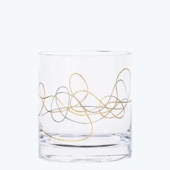 Animation Double Old-Fashioned Glasses, Set Of 6 -Home Comprehensive Shop 3036428 10