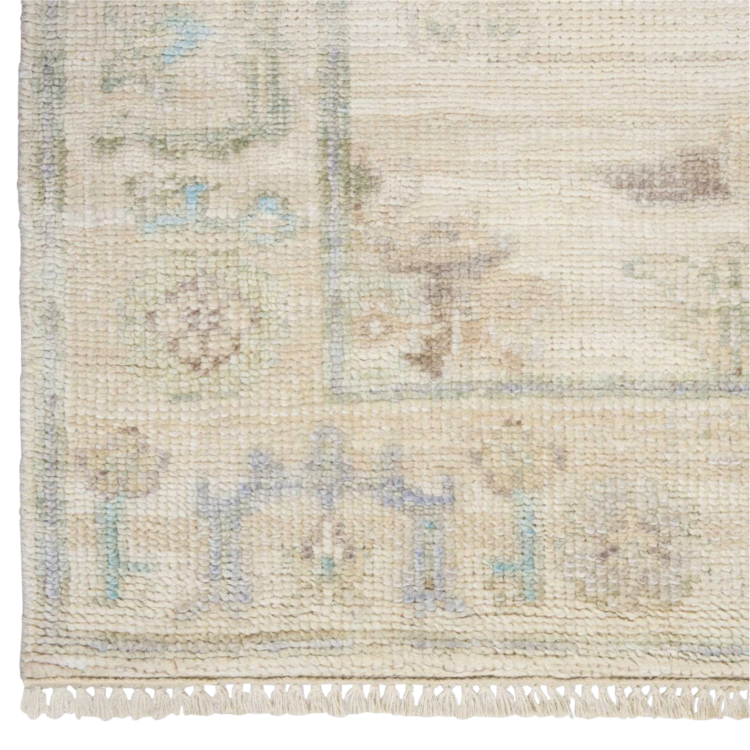Oushak Style Wool Rug - 5'6" X 8' 5 Oushak Style Wool Rug - 5'6" X 8' - Image 3