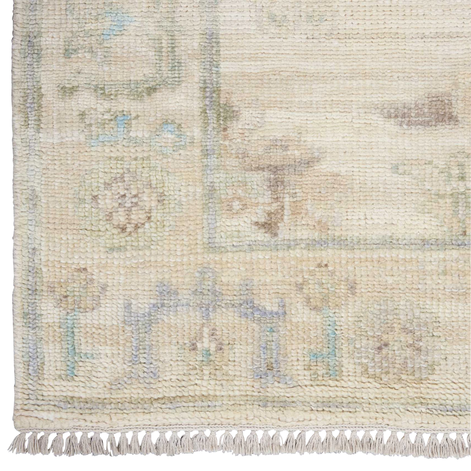 Oushak Style Wool Rug - 5'6" X 8' 6 Oushak Style Wool Rug - 5'6" X 8' - Image 4