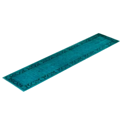 Blue Overdyed Runner - 2'7" X 12' -Home Comprehensive Shop 3037011 8 71c4323f 668b 4c24 a035 afe678b15d93