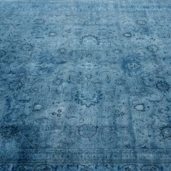 Blue Overdyed Area Rug - 6'1" X 9'1" 26 Blue Overdyed Area Rug - 6'1" X 9'1" -Home Comprehensive Shop 3037016 4