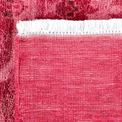Pink Color Deform Overdyed Area Rug - 8' X 10'2" 30 Pink Color Deform Overdyed Area Rug - 8' X 10'2" -Home Comprehensive Shop 3037053 5