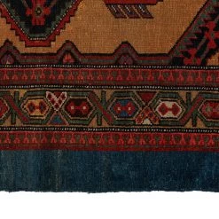 Red And Navy Antique Serab Persian Rug - 3'1" X 4'3" -Home Comprehensive Shop 3037450 5