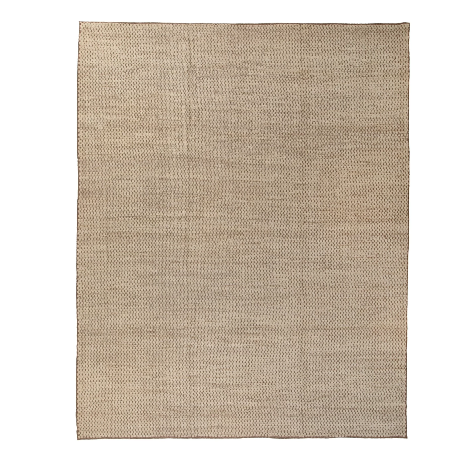 Natural Zameen Transitional Wool Rug- 11'11" X 14'11" 3 Natural Zameen Transitional Wool Rug- 11'11" X 14'11"