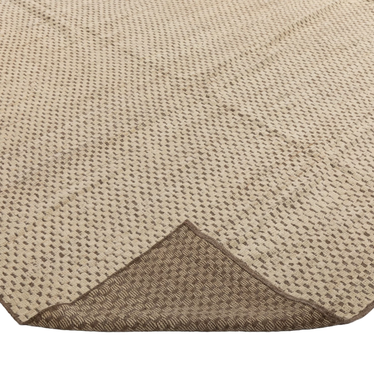 Natural Zameen Transitional Wool Rug- 11'11" X 14'11" 6 Natural Zameen Transitional Wool Rug- 11'11" X 14'11" - Image 4