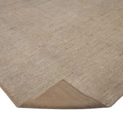 Beige Zameen Solid Wool Rug - 9'4" X 12' 10 Beige Zameen Solid Wool Rug - 9'4" X 12' -Home Comprehensive Shop 3038130 4