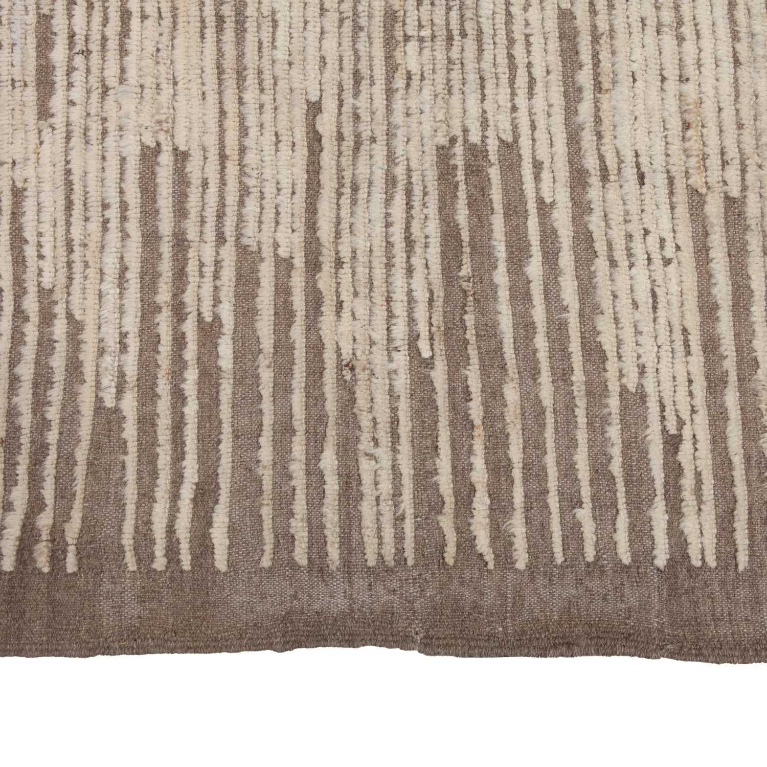 Brown Zameen Transitional Wool Rug - 12'11" X 16' 7 Brown Zameen Transitional Wool Rug - 12'11" X 16' - Image 5