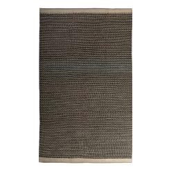 Black Zameen Transitional Wool Rug - 8'4" X 13'5"