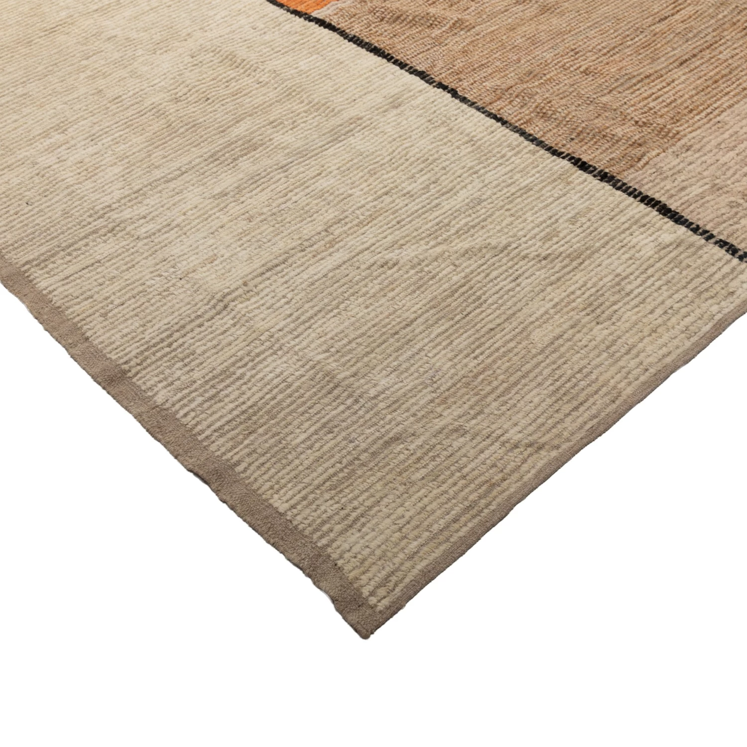 Orange Zameen Transitional Wool Rug - 16' X 14'2" 5 Orange Zameen Transitional Wool Rug - 16' X 14'2" - Image 3