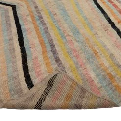 Mutlicolored Zameen Transitional Wool Rug- 14' X 17'6" 10 Mutlicolored Zameen Transitional Wool Rug- 14' X 17'6" -Home Comprehensive Shop 3038200 4