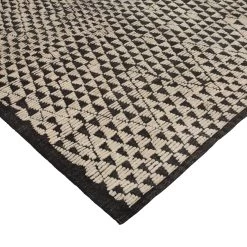 Black And White Zameen Transitional Wool Rug - 10'6" X 15'5" 9 Black And White Zameen Transitional Wool Rug - 10'6" X 15'5" -Home Comprehensive Shop 3038208 3