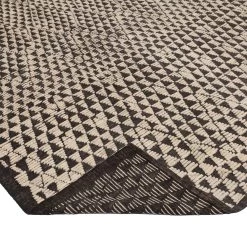Black And White Zameen Transitional Wool Rug - 10'6" X 15'5" 10 Black And White Zameen Transitional Wool Rug - 10'6" X 15'5" -Home Comprehensive Shop 3038208 4