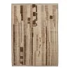 Brown Zameen Transitional Wool Rug - 10'5" X 13'10" 1 Brown Zameen Transitional Wool Rug - 10'5" X 13'10" -Home Comprehensive Shop 3038213 1