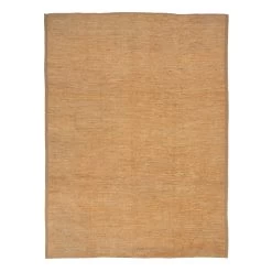 Orange Zameen Transitional Wool Rug - 9'4" X 12'4"
