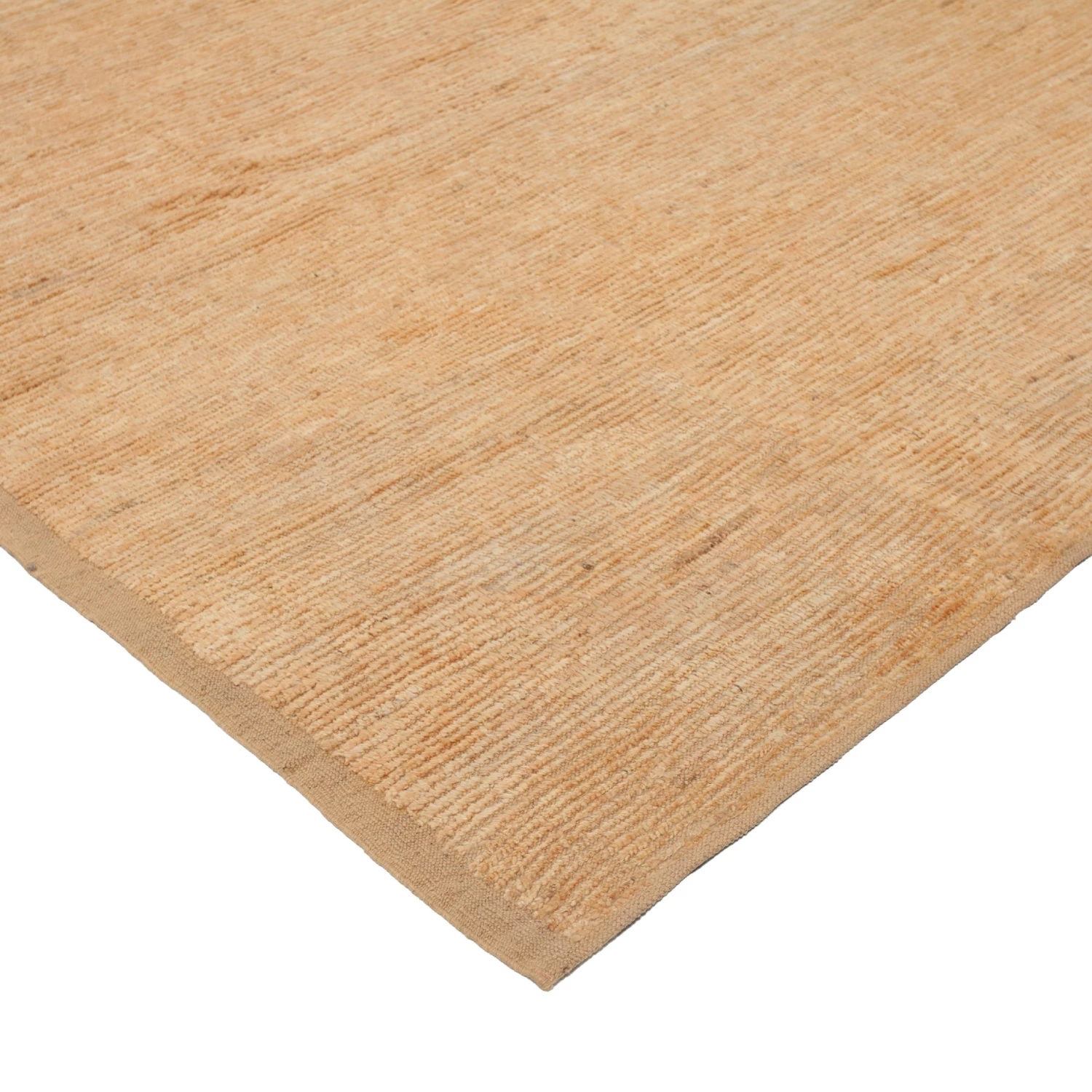 Orange Zameen Transitional Wool Rug - 9'4" X 12'4" 5 Orange Zameen Transitional Wool Rug - 9'4" X 12'4" - Image 3