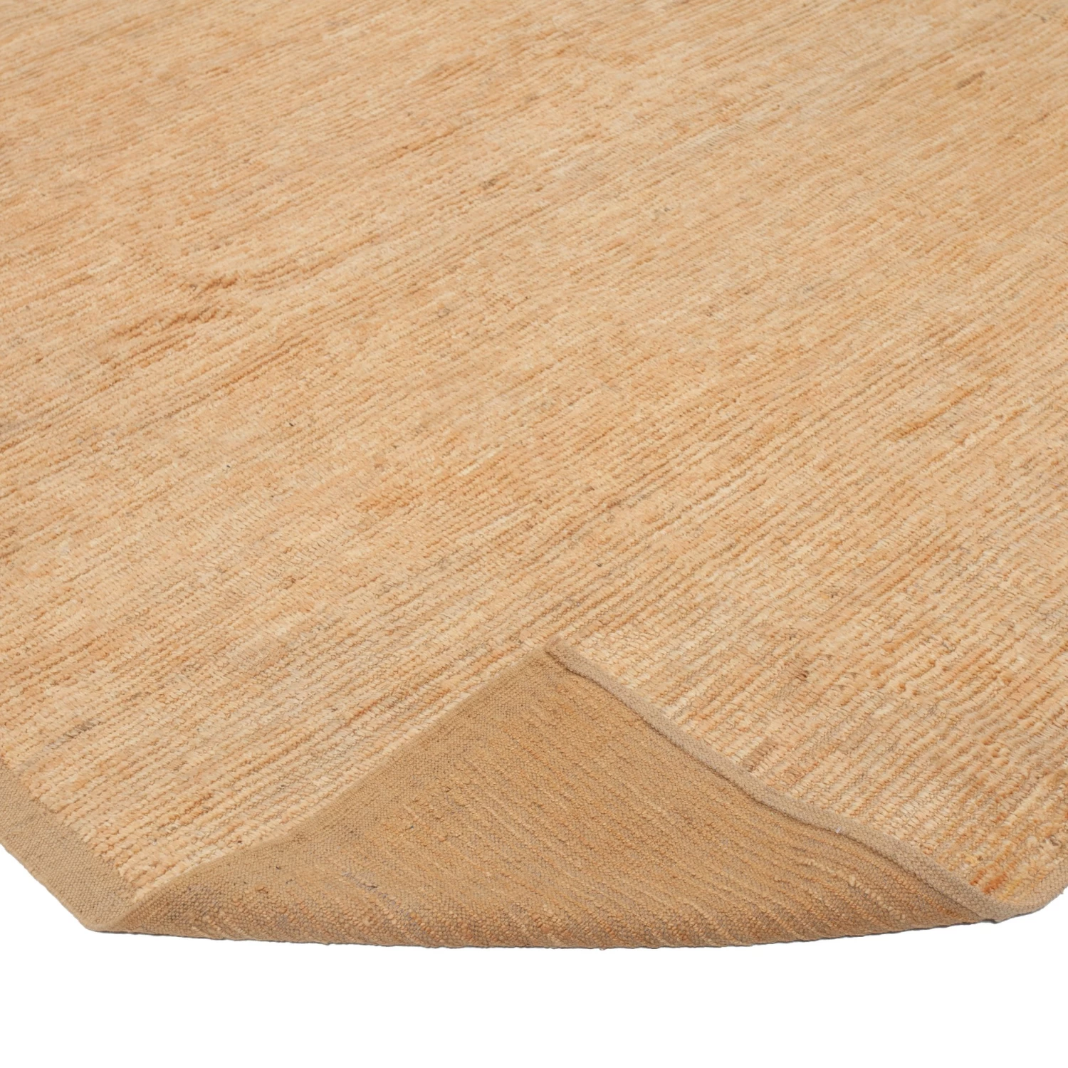 Orange Zameen Transitional Wool Rug - 9'4" X 12'4" 6 Orange Zameen Transitional Wool Rug - 9'4" X 12'4" - Image 4