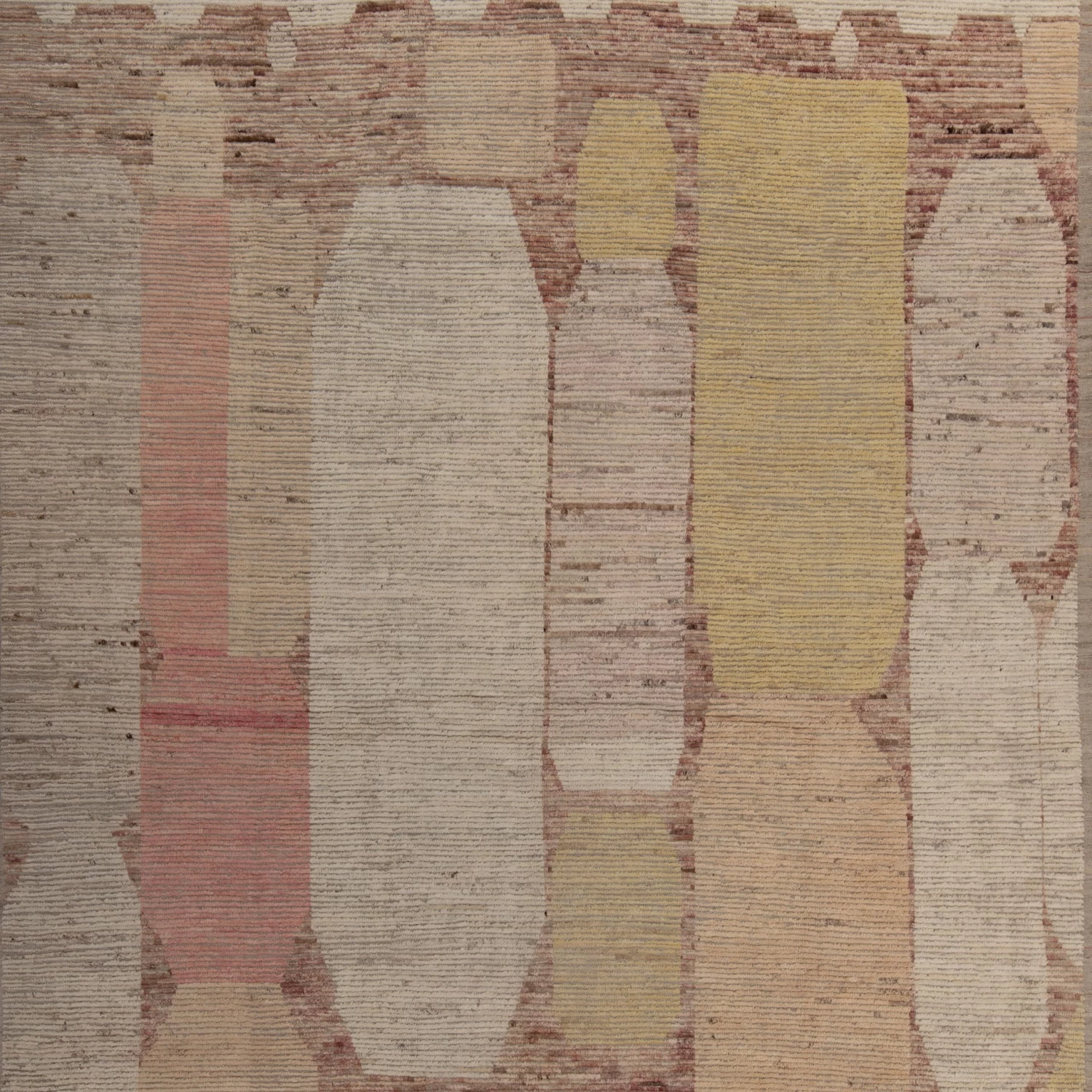 Natural Zameen Transitional Wool Rug - 9'9" X 13'11" 4 Natural Zameen Transitional Wool Rug - 9'9" X 13'11" - Image 2