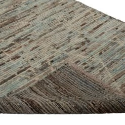 Zameen Patterned Modern Wool Rug - 2'9" X 9'7" 10 Zameen Patterned Modern Wool Rug - 2'9" X 9'7" -Home Comprehensive Shop 3038302 4