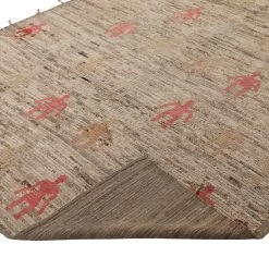 Brown Zameen Transitional Wool Rug - 6'9" X 9'7" 10 Brown Zameen Transitional Wool Rug - 6'9" X 9'7" -Home Comprehensive Shop 3038310 4