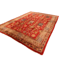 Red Vintage Scandinavian Wool Rug - 10'3" X 13'8" 14 Red Vintage Scandinavian Wool Rug - 10'3" X 13'8" -Home Comprehensive Shop 3038372 3