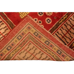 Red Vintage Scandinavian Wool Rug - 10'3" X 13'8" 17 Red Vintage Scandinavian Wool Rug - 10'3" X 13'8" -Home Comprehensive Shop 3038372 4