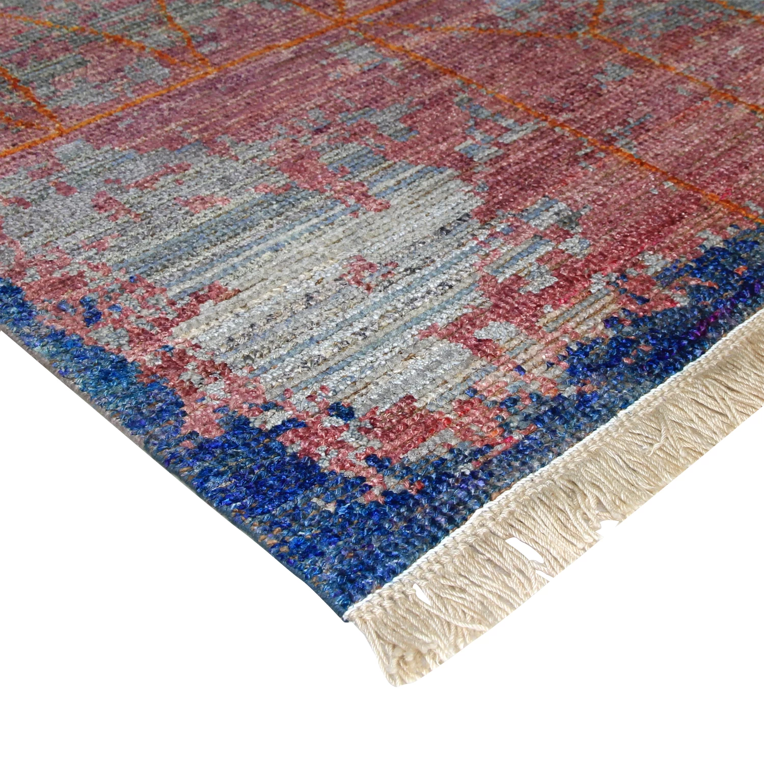 Multi Alchemy Abstract Silk Rug - 9'2" X 12'8" 5 Multi Alchemy Abstract Silk Rug - 9'2" X 12'8" - Image 3
