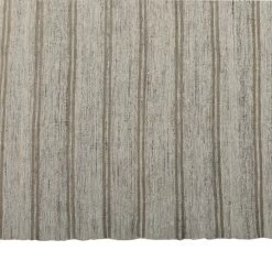 Grey Striped Turkish Flatweave Wool Rug - 6' X 8'4" 11 Grey Striped Turkish Flatweave Wool Rug - 6' X 8'4" -Home Comprehensive Shop 3039103 5