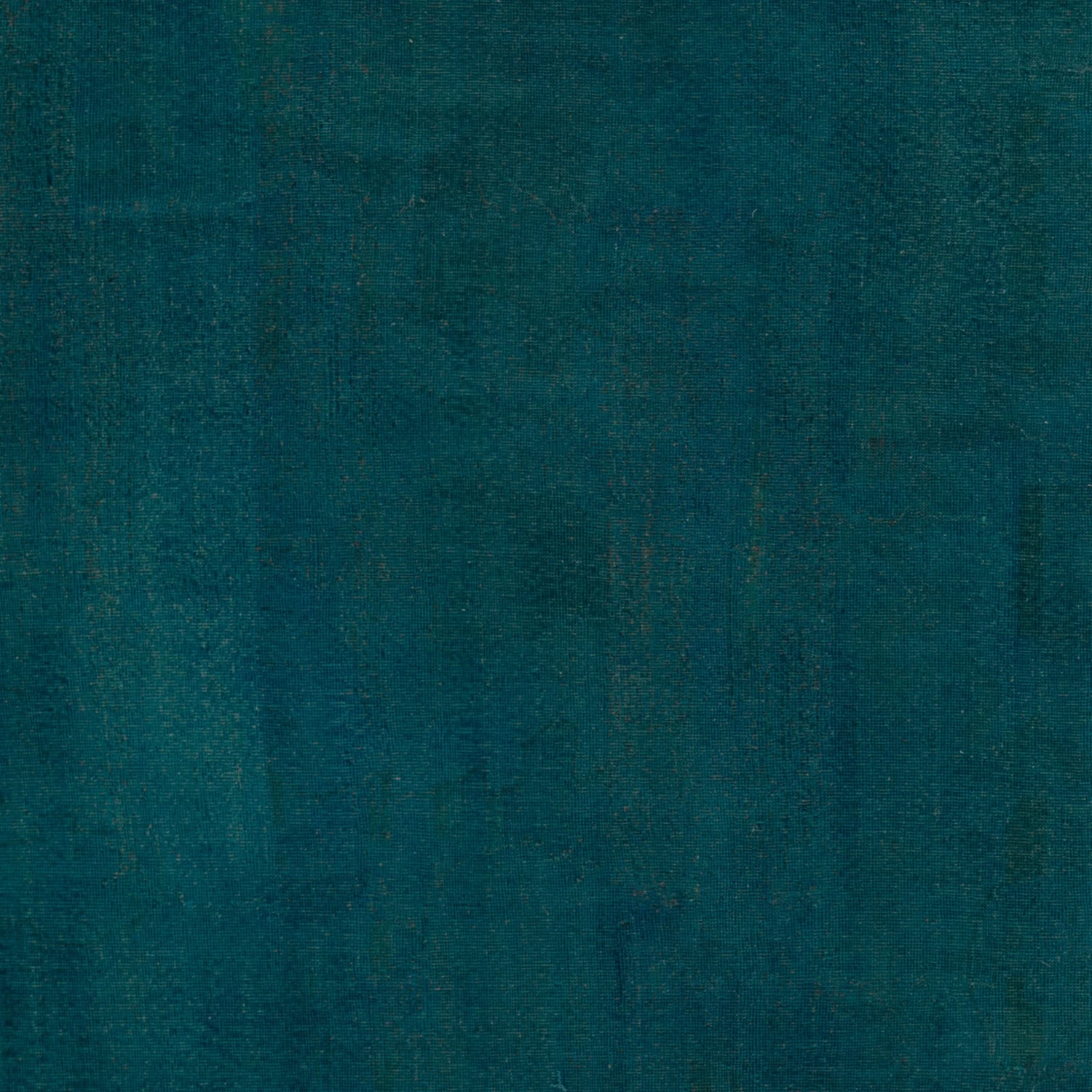 Teal Overdyed Wool Rug - 4' X 8'6" 4 Teal Overdyed Wool Rug - 4' X 8'6" - Image 2