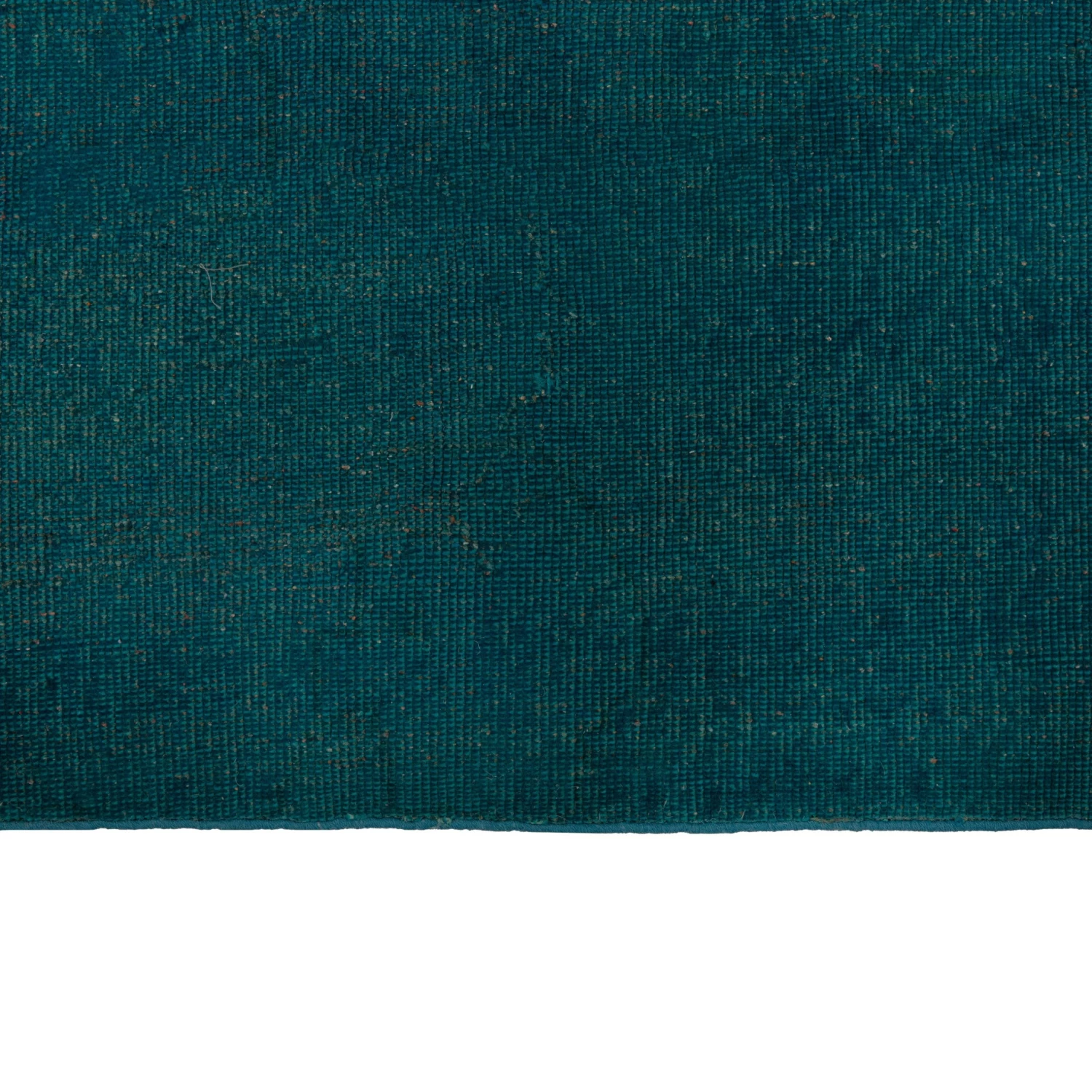 Teal Overdyed Wool Rug - 4' X 8'6" 7 Teal Overdyed Wool Rug - 4' X 8'6" - Image 5