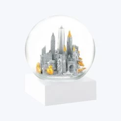 NYC Silver Snow Globe